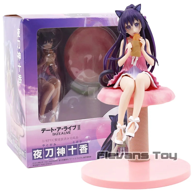 Аниме Дата живой Yatogami Tohka 1/8 Масштаб ПВХ Рисунок Коллекционная модель игрушки