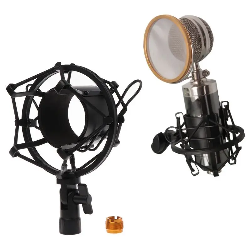 Универсальный 50 мм микрофон амортизатор крепление для 48 мм-54 мм Диаметр конденсаторный микрофон