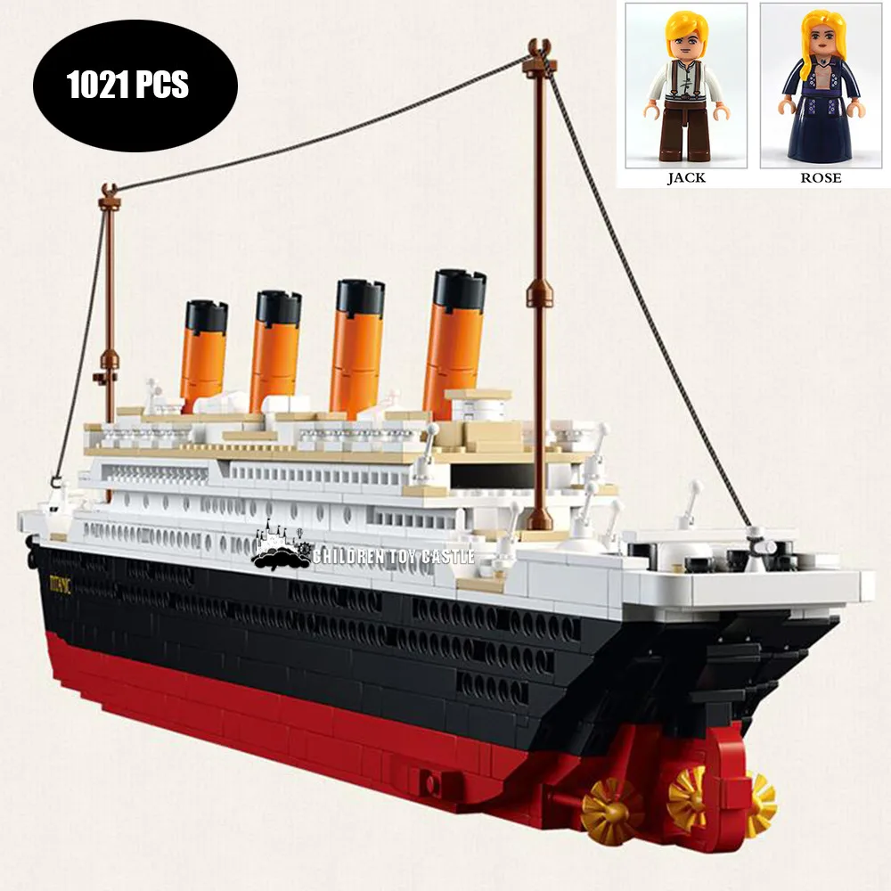 Buy Building Block Set Compatible with legoe city ship Titanic RMS Titanic 3D