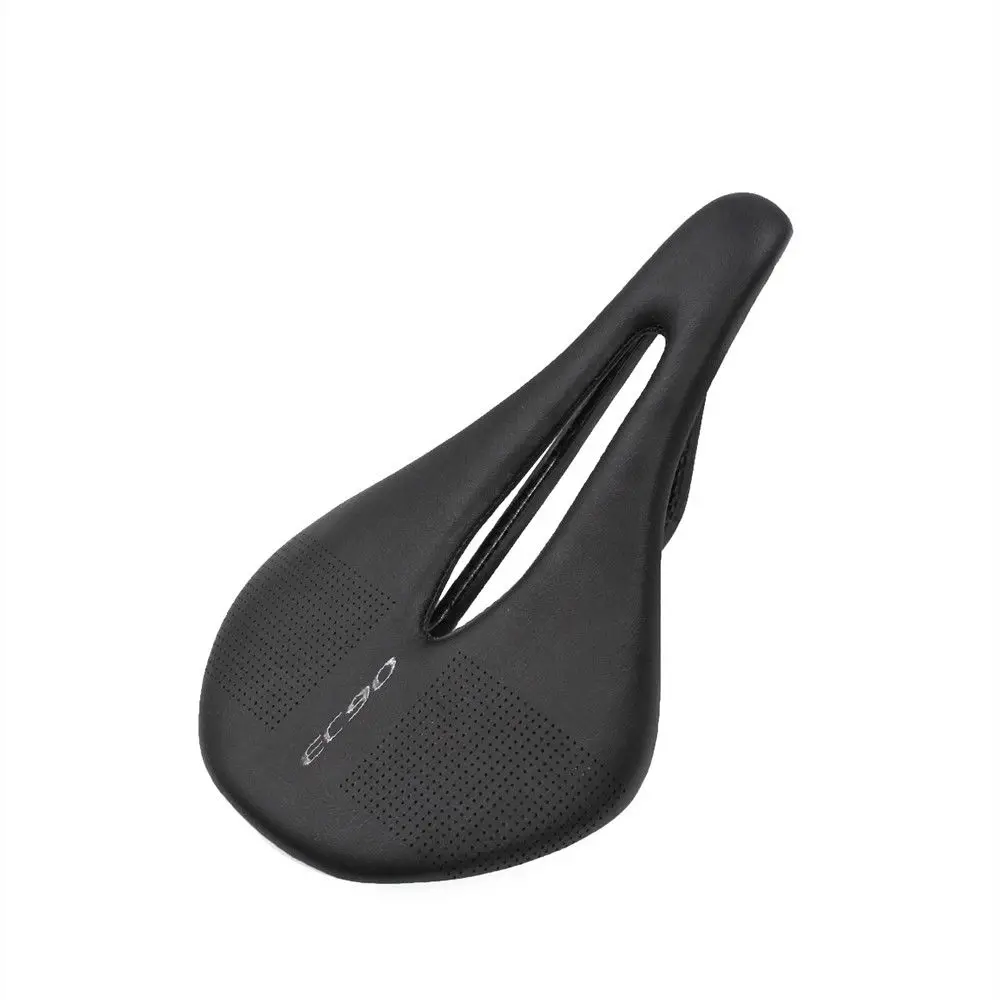 

EC90 Lightweight Bicycle Saddle Breathable Cycling Riding Hollow Soft Gel Saddle MTB Bicycle Parts Foldable Black Seat Cushion