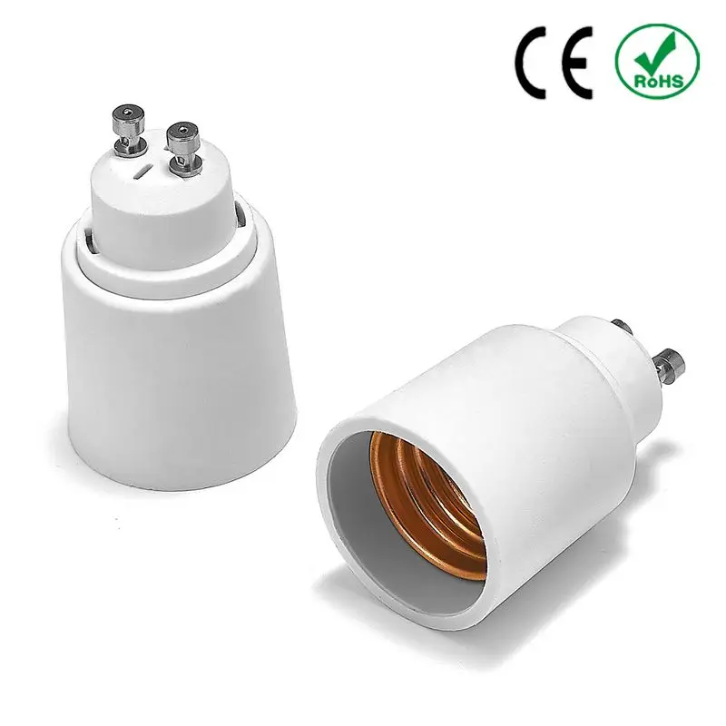 

GU10 to E27 Adapter GU10 to E26 Power Adapter Lamp Holder Converter Base Socket LED Light Bulb Extend Plug