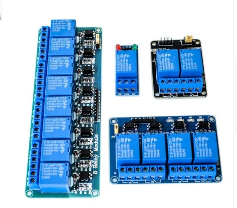 1pcs 5v 1 2 4 6 channel relay module with optocoupler Relay Output 8 way for arduino In stock | Электронные компоненты и