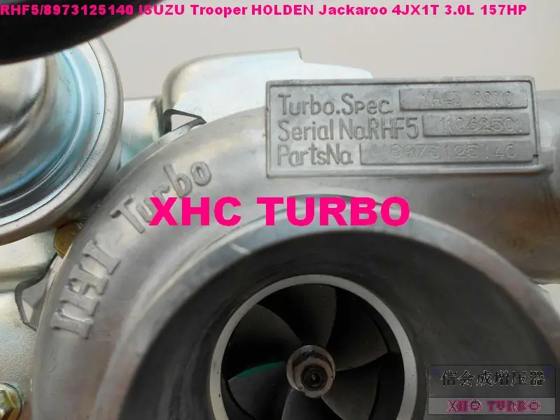 RHF5 VA430070 8971371098 Turbo ГАЗОТУРБИННЫЙ нагнетатель воздуха для Isuzu Trooper HOLDEN Jackaroo Opel Monterey 4JX1T 3.0L 157HP 98-05