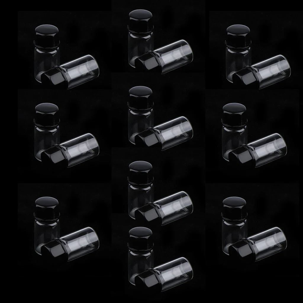 20Pcs 3ml Glass Bottles Vials Screwcap Containers Bottles for Essential Oils Serums Fragrance Perfume Toiletry Liquid