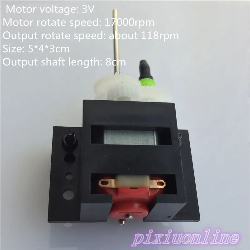Kopen 1 set J025Y C3 Gear Motor Versnellingsbak Reducer voor DIY Modelbouw en Onderwijs Onderdelen Hoge Kwaliteit Te Koop