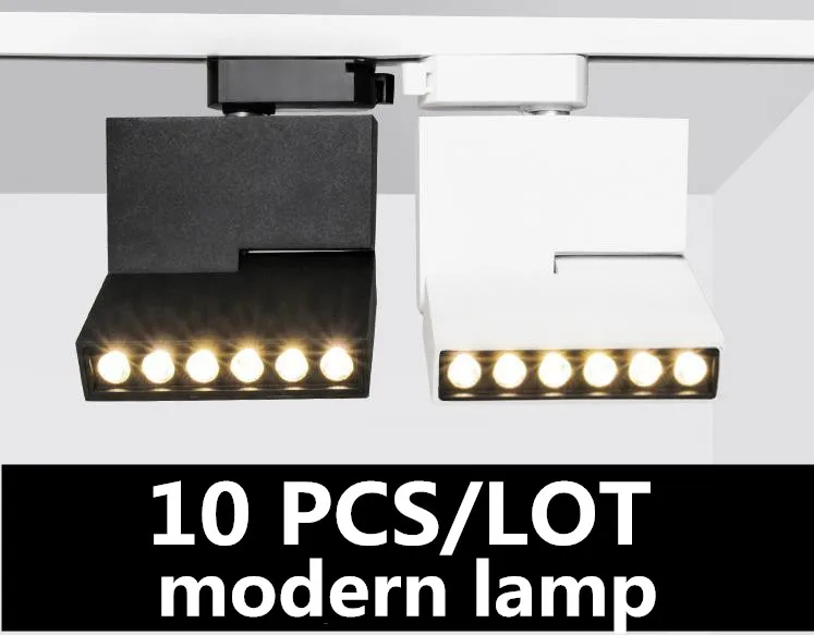 

10pcs 3 lines 6W 12W Foldable Led track light Rotated Lighting COB Spot light Ceiling Mounted Multiple light sources for indoor