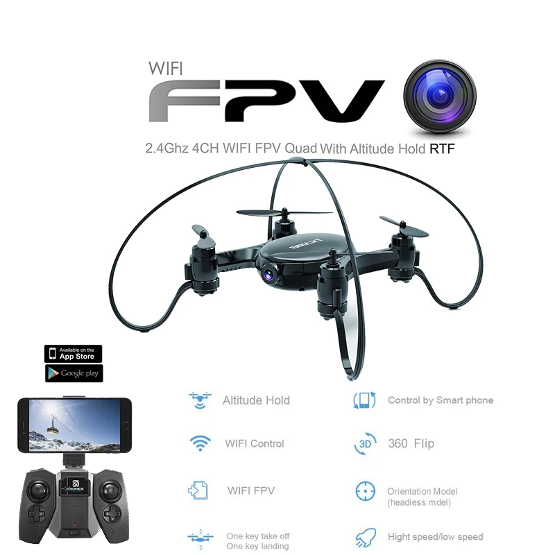 

Newest FY603 Mini Drone With WiFi FPV Camera 2.4GHz 4CH 6-axis Gyro Quadcopter Altitude Hold Mode Rc Helicopter RTF Vs H37 Dron