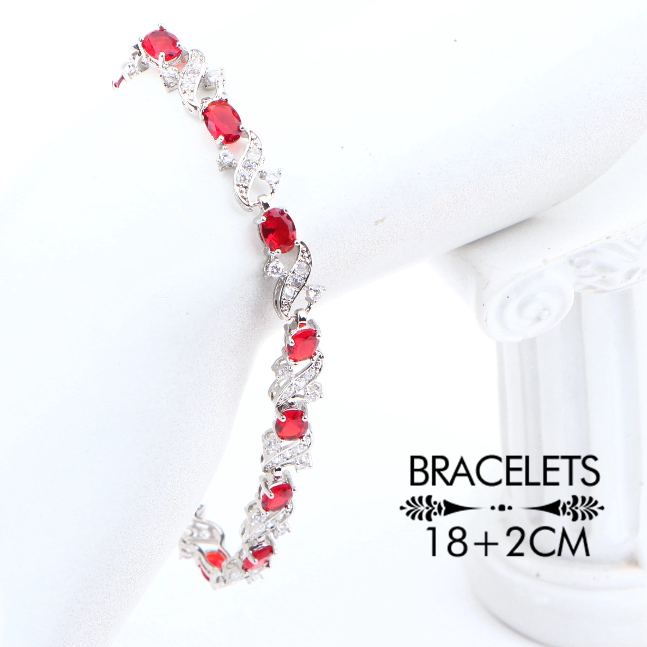 Goedkoop Nieuwe Bruids Sieraden Sets 925 Sterling Zilveren Bruiloft Sieraden Zirconia Oorbellen Voor Vrouwen Armband Ringen Ketting Set Geschenken Box