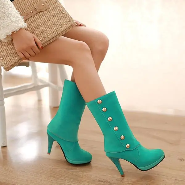 mid length heels
