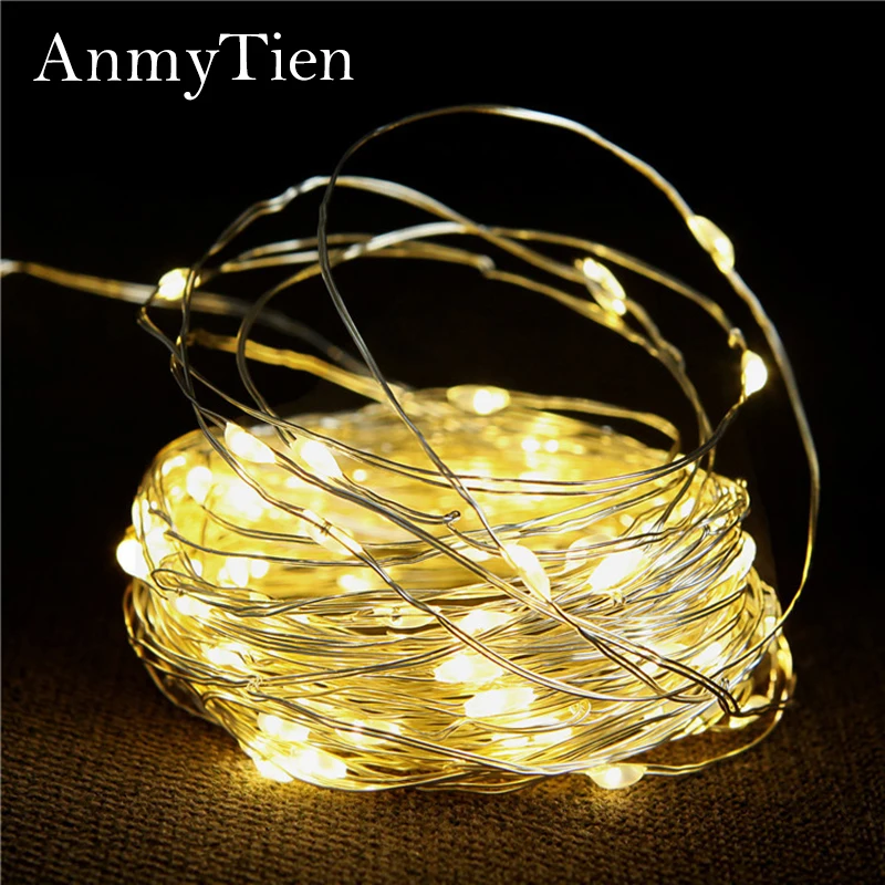 USB LED String Light 1M 10M Waterproof Copper Wire Outdoor Lighting
