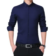 TAIZIQI мужские рубашки уличная брендовая Высококачественная Мужская \ x27s рубашка с длинными рукавами однотонные белые мужские рубашки 1905