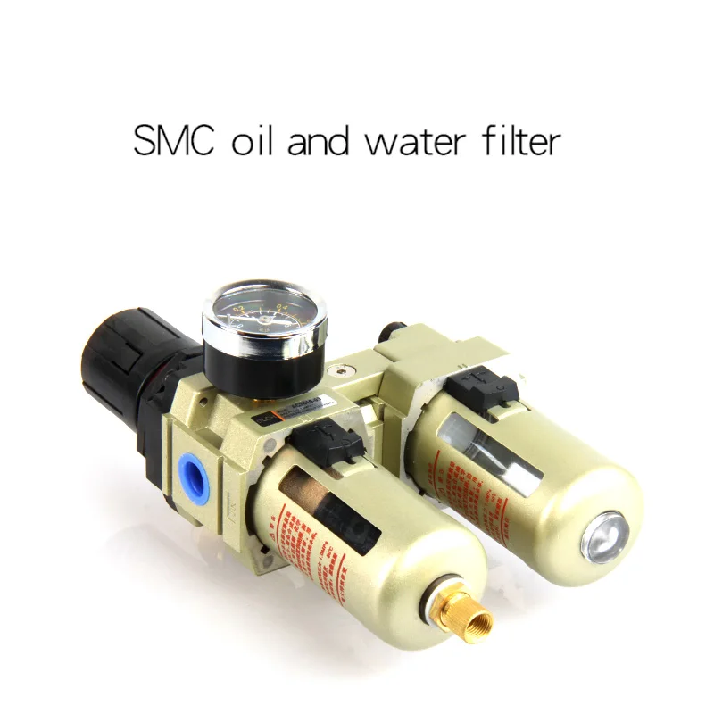 

AC1010-M5 Manual drain Pneumatic Air Pressure Filter Regulator Lubricator Moisture Water Trap Cleaner Oil-water Separator filter