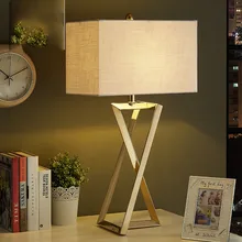 Современные настольные лампы для гостиной дома Светодиодная настольная лампа для спальни E27 рассеиватель абажур из нержавеющей стали Lamparas De Mesa