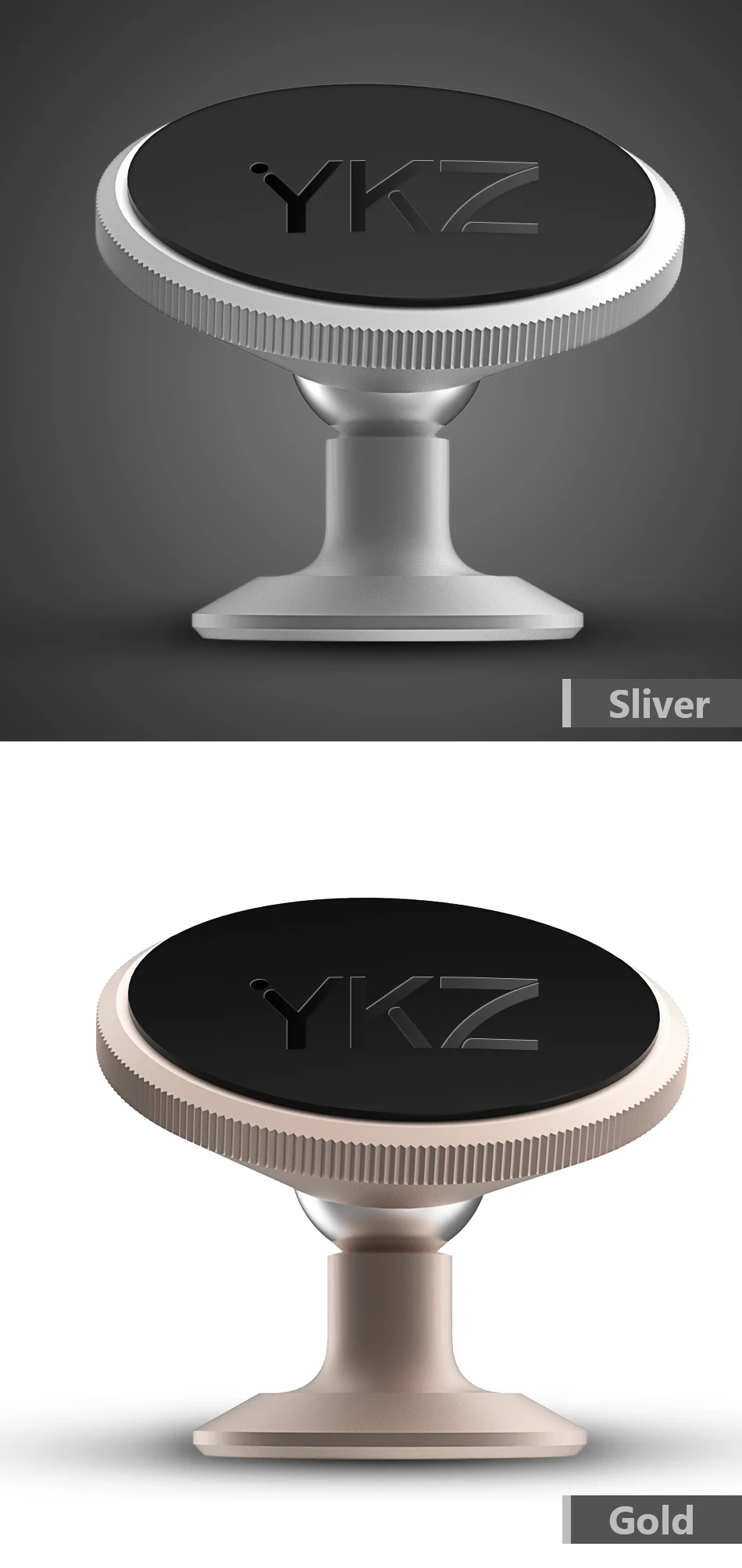 YKZ Car Phone Holder Dashboard Magnetic 360 Degree Universal Air Vent Mount Phone Stand Holder for iPhone Samsung Xiaomi   (18)