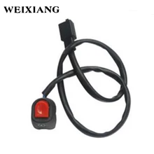 2 x 7/8″ Motorcycle Power Ignition Start Horn Switch Buttons With Bullet Connector For Yamaha Honda Motorbike ATV Dit Bike
