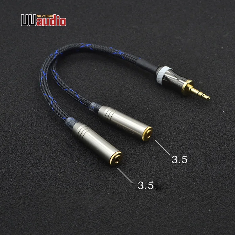 Hi-Fi 3 5 мм штекер 2x3 гнездо/4N-OFC Canare аудио кабель для ПК MP3 | Электроника