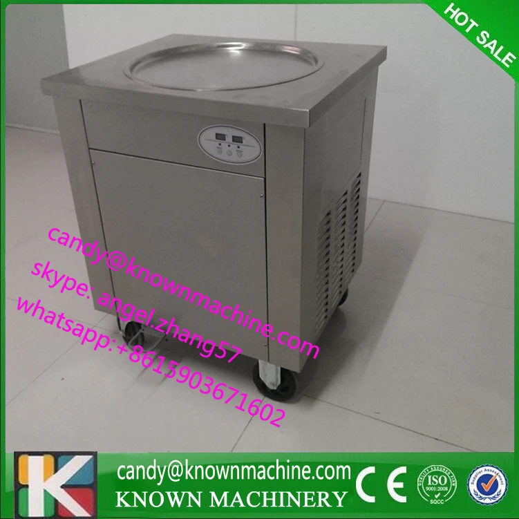 

DHL free ship fry yoghourt machine with temperature control 45cm diameter