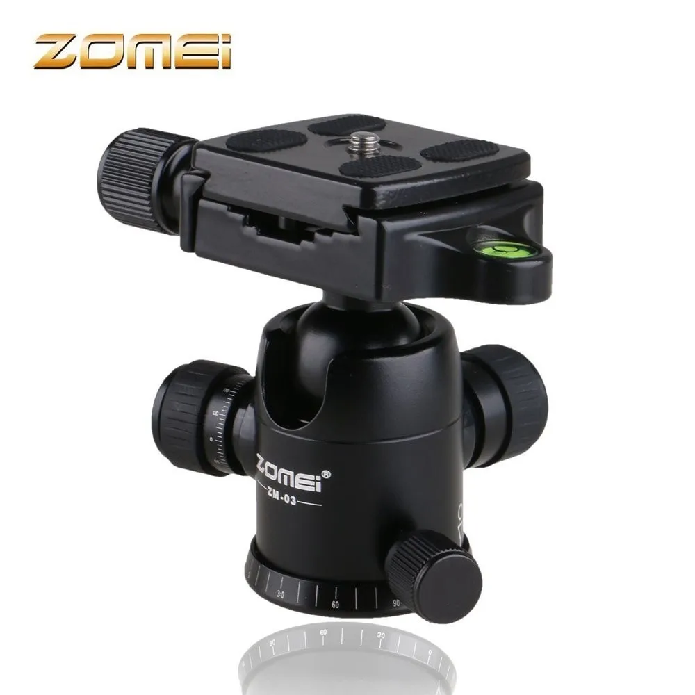 

ZOMEi ZM03 Professional Photography Tripod Ballhead+Quick Release Plate for Pro Camera Tripod
