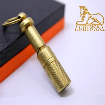 

LUBINSKI classic copper cigar punch scissors cigar cutter Cigar Accessories Men's Gadget With Gift Box LB-K-4
