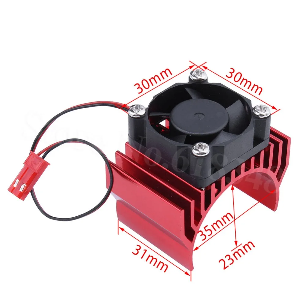 Радиоуправляемый двигатель Радиатор Электрический для 540 550 3650 Размер моторов матовый бесщеточный теплоотвод с охлаждающим вентилятором для 1/10 хобби модели автомобилей