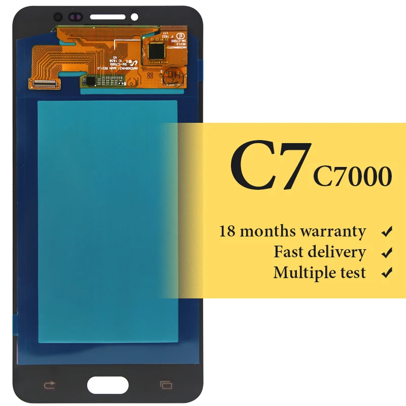 Лучше всего подходит для samsung C7 ЖК дисплей OEM качество мобильного телефона C7000