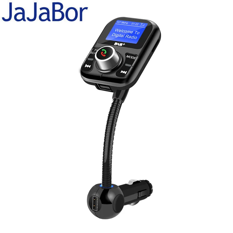 Автомобильный радиоприемник JaJaBor Auto DAB FM передатчик цифровой аудио вещания Bluetooth