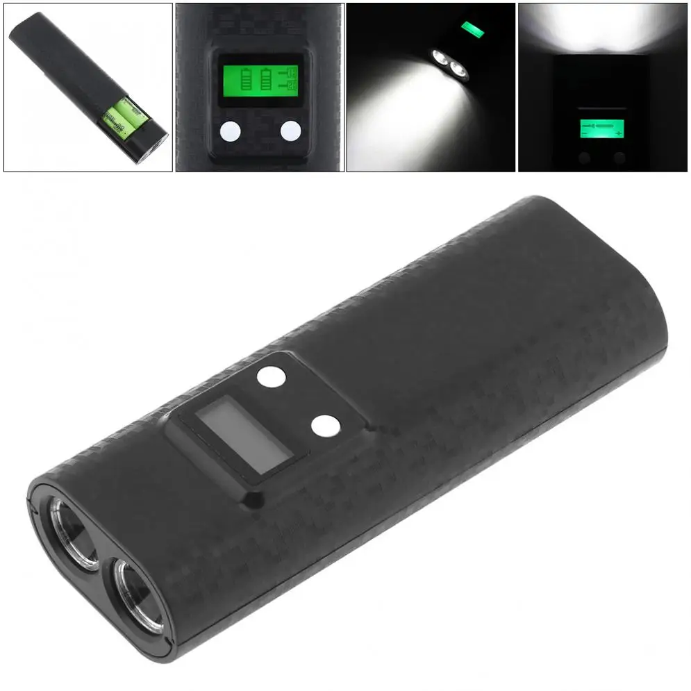 

Soshine USB LCD Capacity Display Charger for Li-ion 18650 Battery Support Flashlight Lighting + PowerBank for Cell phone