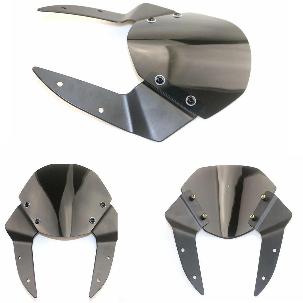 Accessori Moto Parabrezza Parabrezza Pare-Brise Fumo Per Kawasaki Z800 2013 2014 2015 2016
