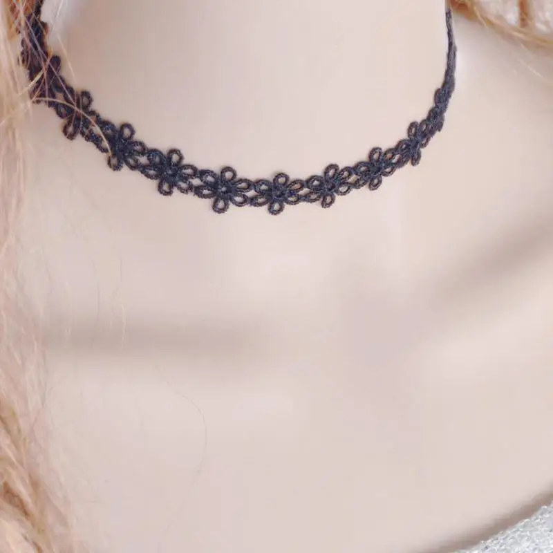 collier ras de cou dentelle collier ras de cou dentelle