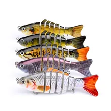 10cm 15.2g wobblers pique iscas de pesca artificial multi articulado seções artificial duro isca pesca pique pesca da carpa ferramentas(China)