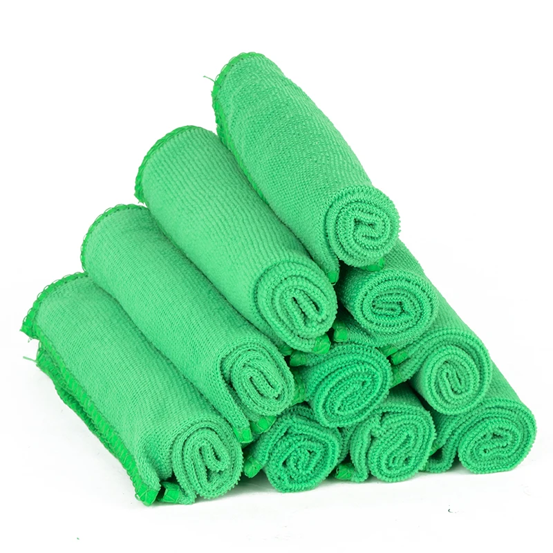 Mayitr 10pcs Microfiber Wash Cleaning Towels Cloths Car Clean Duster