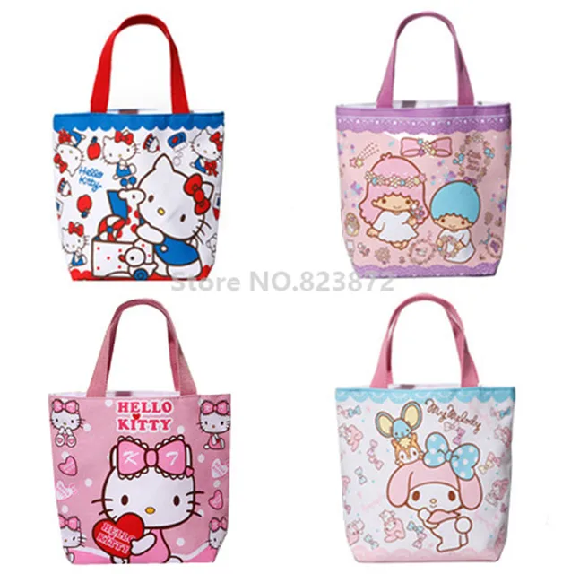 Cute My Melody O Kitty Canvas Lunch Bag For S Kids Little Cute My Melody O Kitty Canvas Lunch Bag For S Kids Little Twin Stars Mini Small