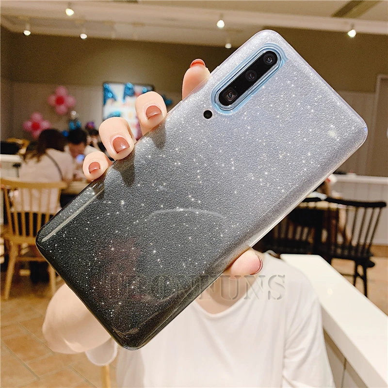 Блестящий Мягкий силиконовый чехол для Samsung Galaxy A50 A30 A40 A20 A10 A60 A70 M10 M20 блестящие