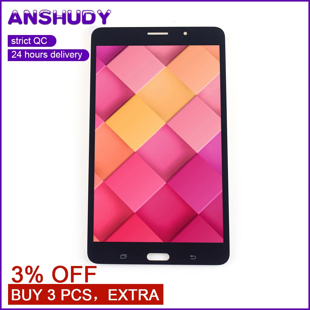 

for Samsung Galaxy Tab 4 7.0 SM-T231 T231 T235 T230 Touch Screen Digitizer Sensor Glass + LCD Display Panel Monitor Assembly