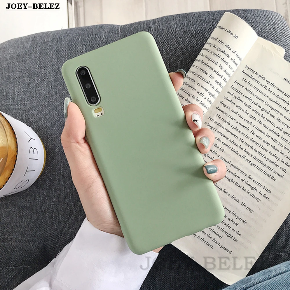 

Silicone Case for huawei P30 P20 Mate 20 lite 10 Pro P10 Nova 3 4 Case on Honor 10i 8X 9 8C 8A 7C 7A Y7 Y9 2019 Soft Candy Cover