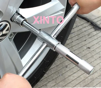 

Cross shaped socket wrench Automotive car tire repairing tool detachable folded flexible sleeve wrench handle,tire repair tools