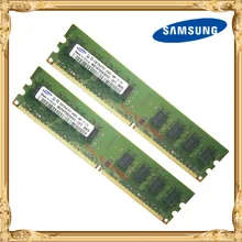 Samsung настольная память 4 ГБ 2x2 ГБ 800 МГц PC2-6400U DDR2 PC ram 800 6400 4G 240-pin