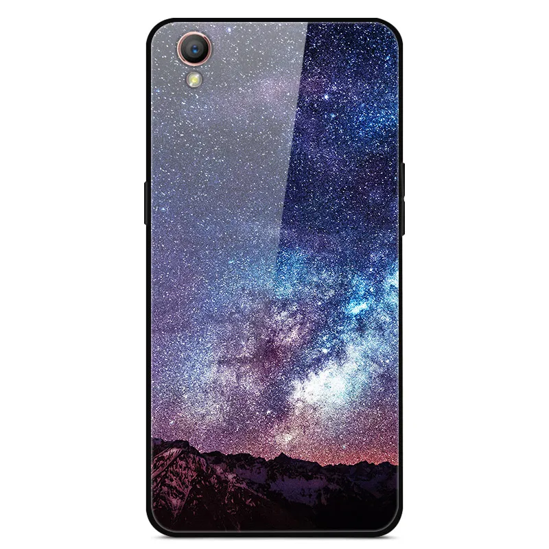 05 Для oppo A37 чехол из закаленного стекла «Планета космос» чехол для oppo A37 стеклянный задний Чехол для Coque oppo A37 A 37 A37M A37F oppo A37 Shell - Цвет: 05