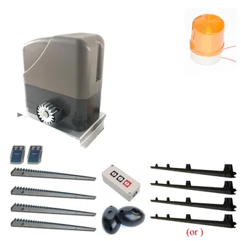

800KG heavy duty automatic electric Sliding gate opener with 4m Metal/Nylon rack kit for Door control system
