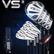 PGM клюшки для гольфа VS II, мужские клюшки для гольфа, сумка, набор, стандартный набор для гольфа, мяч, сумка для гольфа, правосторонние клюшки