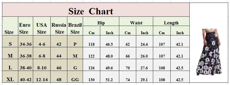 Модная длинная юбка макси, длина до пола, Женская эластичная мусульманская юбка с высокой талией, Женская длинная юбка миди с принтом Микки Мауса