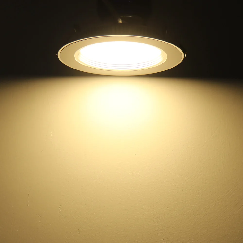 LemonBest светодиодный потолочный светильник 3W5W7W9W12W встроенный прожектор AC 100-245 ультратонкий плоский Объектив потолочный светильник