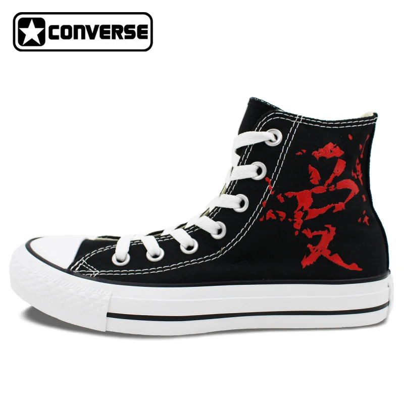 Prix pour Converse Chuck Taylor Homme Femme Chaussures Anime Naruto Shippuuden Gaara Amour Conception Peint À La Main Chaussures High Top Garçons Filles Sneakers Prix pour Converse Chuck Taylor Homme Femme Chaussures Anime Naruto Shippuuden Gaara Amour Conception Peint À La Main Chaussures High Top Garçons Filles Sneakers