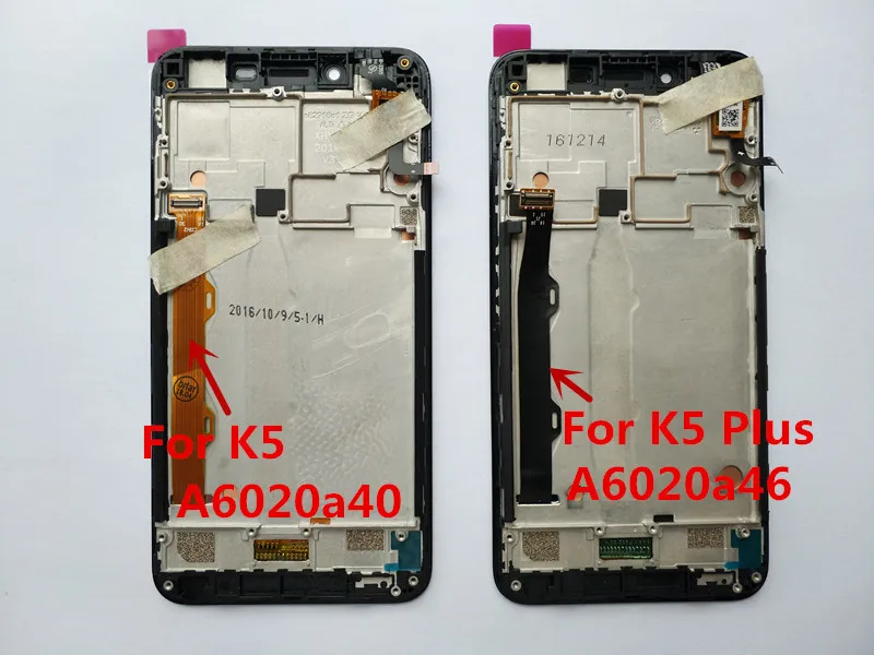 

Best Quality LCD Display + Touch Screen Digitizer Assembly with frame For Lenovo vibe k5 plus A6020a46 phone Replacement