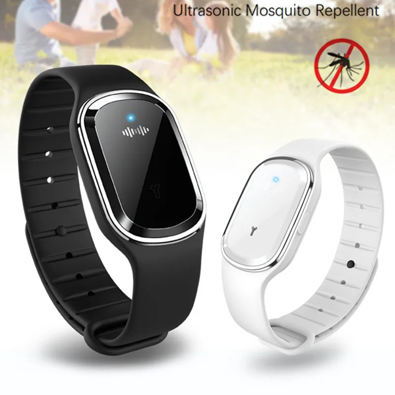 

Portable Electronic Mosquito Repellent Bracelet Waterproof Watch Anti Mosquito Repellent Wristband Pregnant Kids Mosquito Killer