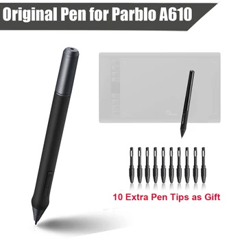 

Digital Rechargeable Pen (+10 Pen Tips as Gift ) for Parblo A610 Graphic Tablet Drawing Pad Painting Board P0025136