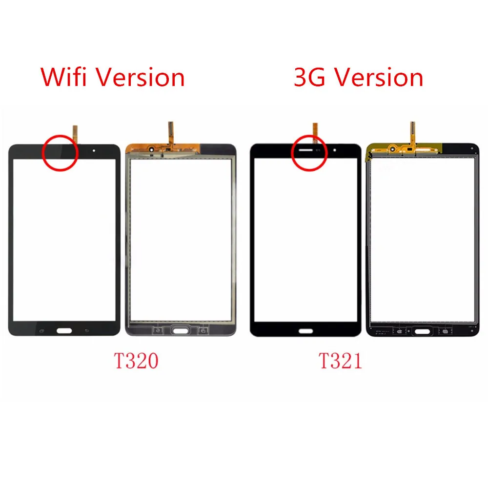 

For Samsung Galaxy Tab Pro 8.4 SM- T320 (Wifi Version) T321 (3G Version) Digitizer Touch Screen Replacement!!(Black/White)