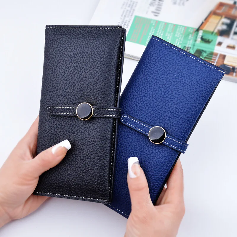 

2017 Brand Women Wallets Zipper Long Designer Clutch Wallet Small Card Package Fashion Simple Coin Purse Hasp Candy Solid Color