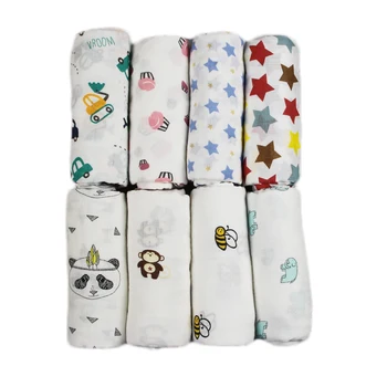 

100% Newborn Baby Swaddle Soft Muslin Baby Blankets Infant Wrap Swaddle Manta Miracle Baby Bath Towel Baby Muslin Bamboo Wrap