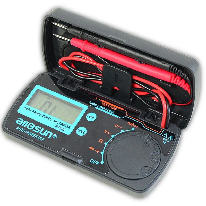 Goede Alle Zon EM3082 Digitale Multimeter 3 1 2 1999 T Ac Dc Amperemeter Voltmeter Ohm Draagbare Meter Voltage Meter